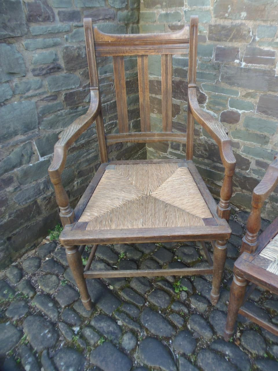 Pair of Arts & Crafts Chairs